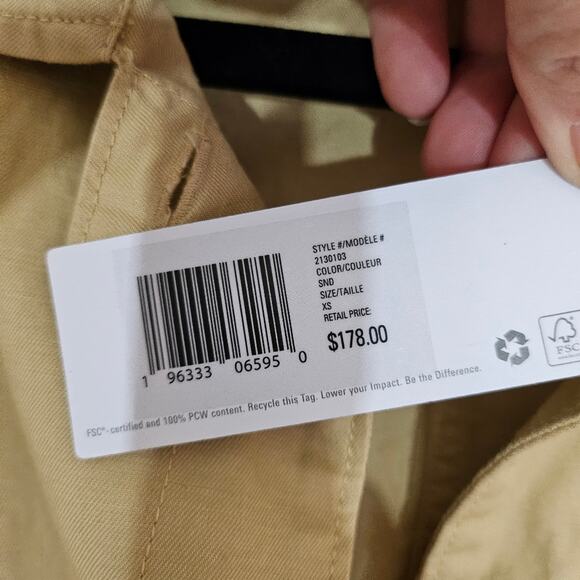 Outerknown Station Utility Jumpsuit in Sand NWT - Picture 9 of 11